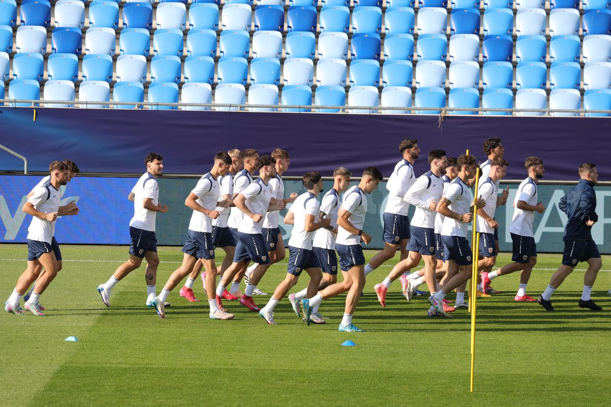 I-a pus în genunchi pe jucători! Antrenament oficial inedit al naționalei României înaintea meciului cu Spania, de la Euro U21