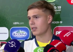 Luca Băsceanu, vedeta României U19, după ce a fost decisiv în succesul Muntenegru U19: „De la Hagi am învățat asta”