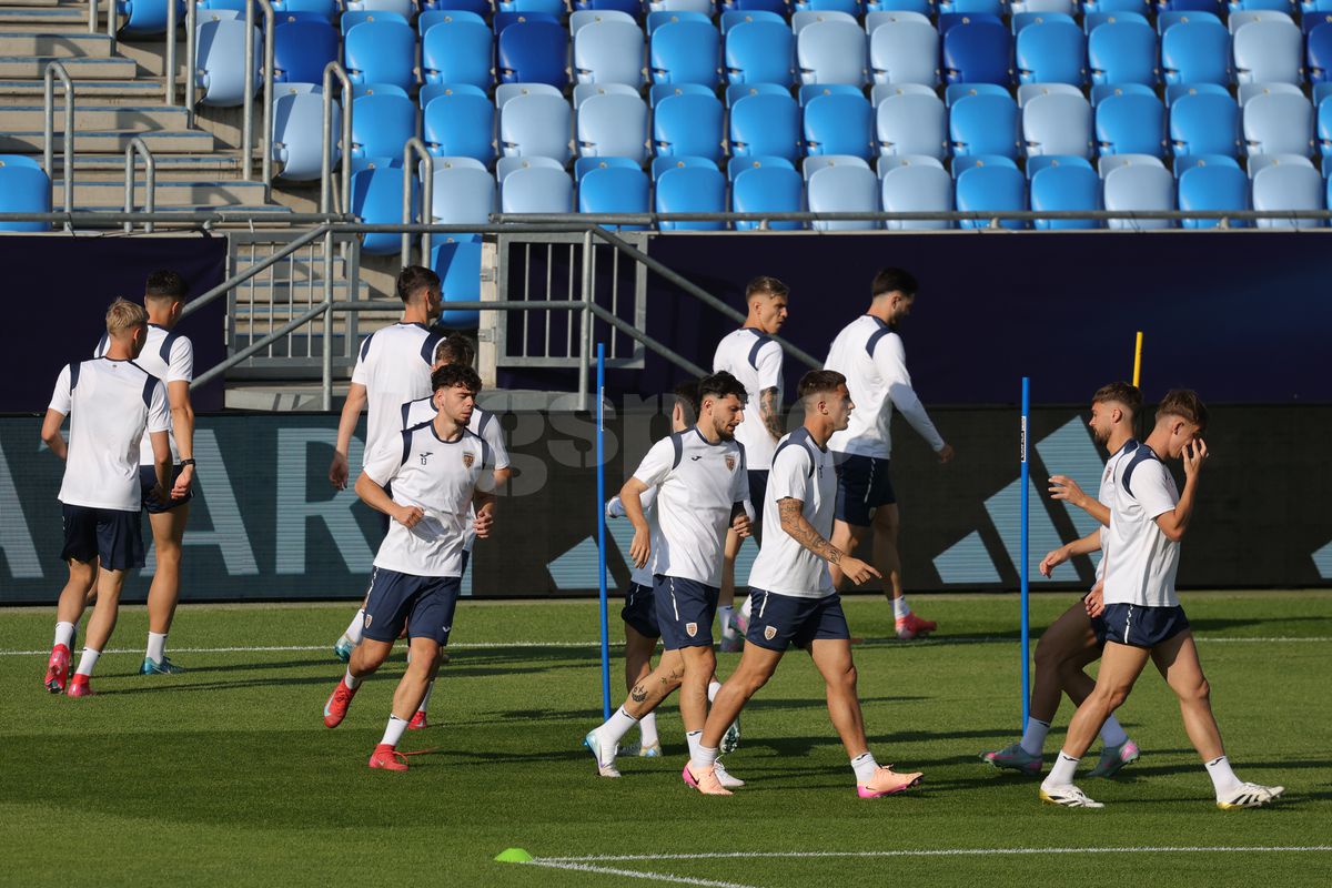 I-a pus în genunchi pe jucători! Antrenament oficial inedit al naționalei României înaintea meciului cu Spania, de la Euro U21
