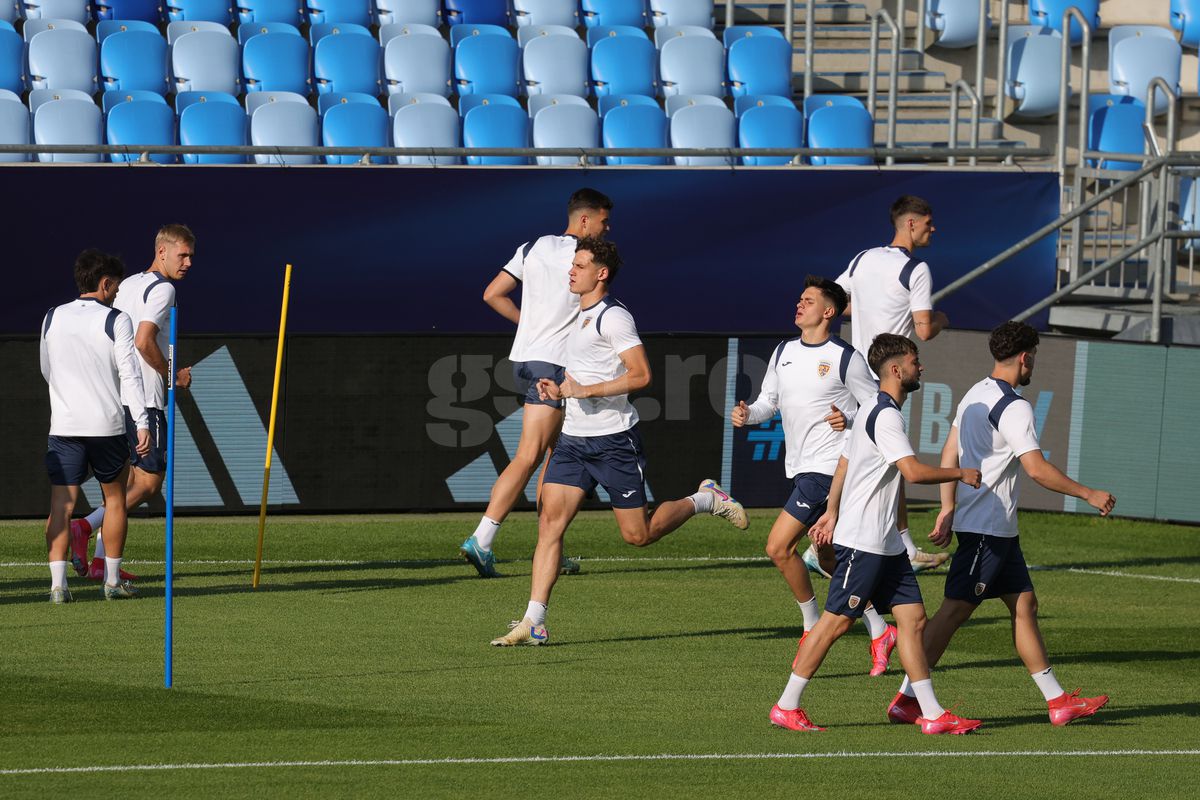 Antrenamentul oficial al echipei naționale de tineret la Bratislava