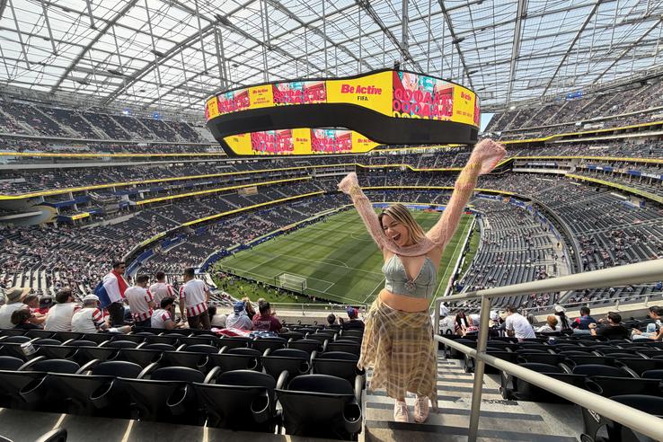 Imagini cu arena SoFi din Los Angeles FOTO: Ionuţ Iordache (GSP)