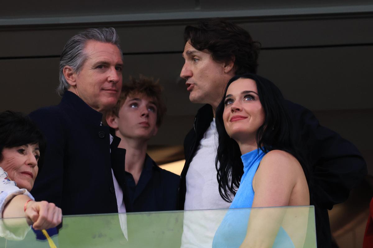 Katy Perry, în tribune la SUA - Paraguay 4-1