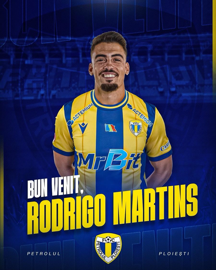 Rodrigo Martins, prezentat oficial la Petrolul // Foto: Facbeook Transfer oficializat în Superliga: noul antrenor portughez a adus primul lusitan la echipă