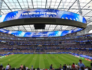 Poftiți în viitor! SUA - Paraguay s-a jucat pe cel mai scump stadion din lume, care ne-a arătat cum va arăta fotbalul de mâine