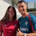Celine Dept l-a întâlnit pe Cristiano Ronaldo