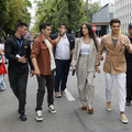 Elena și Ianis Hagi au sosit la Cluj-Napoca pentru meciul de retragere al Simonei Halep // FOTO Cristi Preda (GSP.ro)