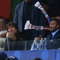 Beckham, „atacat” în tribună