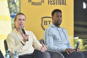 Ziua cea mare pentru Simona Halep: evenimentul oficial de retragere! Full-house la Sports Talks: sute de spectatori i-au așteptat pe Monfils și Svitolina