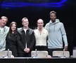 Andrei Pavel, Simona Halep, Patrick Ciorcilă, Elina Svitolina, Gael Monfils, la evenimentul de retragere a Simonei Halep / foto: Cristi Preda