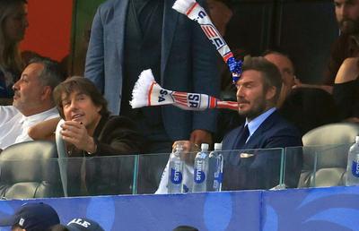 I l-a aruncat în cap lui Beckham! Reporterul GSP era la 3 metri distanță și a surprins întreaga scenă ciudată, la SUA - Paraguay