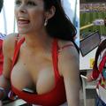 Larissa Riquelme, fotomodelul devenit celebru la Mondialul din Africa de Sud. Foto/ Instagram