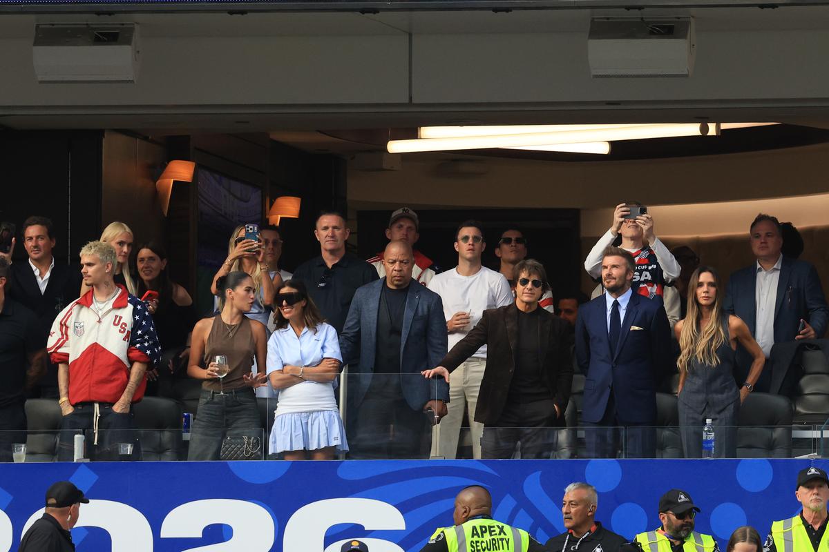 I l-a aruncat în cap lui Beckham! Reporterul GSP era la 3 metri distanță și a surprins întreaga scenă ciudată, la SUA - Paraguay
