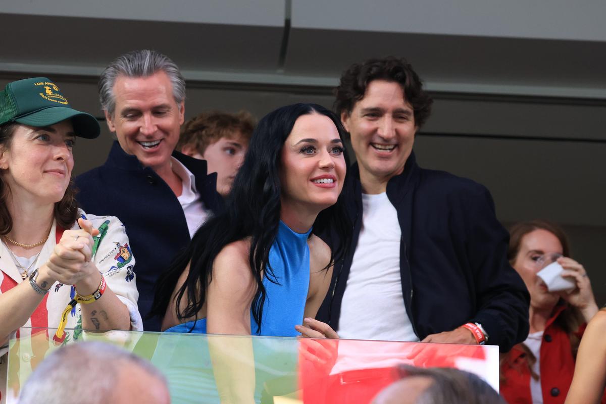 Katy Perry, în tribune la SUA - Paraguay 4-1
