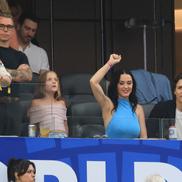 Katy Perry şi  Justin Trudeau, în tribune la SUA - Paraguay 4-1