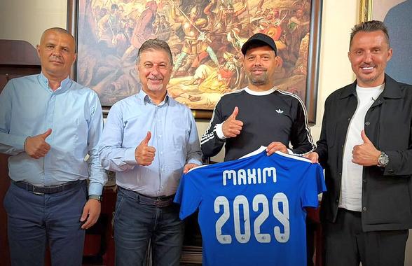 Florin Maxim a semnat: „Diego Simeone al Hunedoarei”
