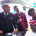 Speed, alături de Thierry Henry și Zlatan Ibrahimovic // captură din transmisiunea proprie a lui Speed
