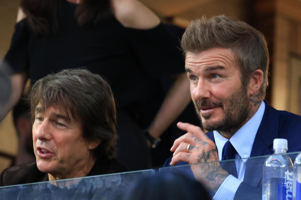 I l-a aruncat în cap lui Beckham! Reporterul GSP era la 3 metri distanță și a surprins întreaga scenă ciudată, la SUA - Paraguay