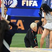 Katy Perry la festivitatea de deschidere dinaintea meciului SUA - Paraguay 4-1 FOTO: Ionuţ Iordache (GSP)