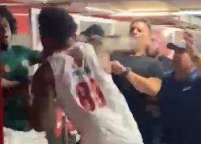 Scene halucinante în Grecia, chiar sub ochii polițiștilor! Vedetele lui Olympiakos și Panathinaikos și-au împărțit pumni