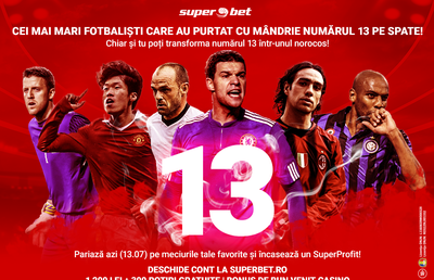 Legendele fotbalului care au purtat cu mândrie numărul 13! Care e favoritul tău?