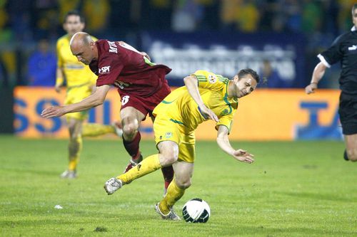 Lucian Sânmărtean, în finala FC Vaslui - CFR Cluj din 2010