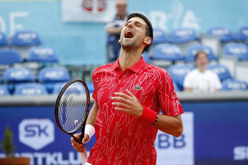 Novak Djokovic, în timpul Adria Tour. foto: Guliver/Getty Images
