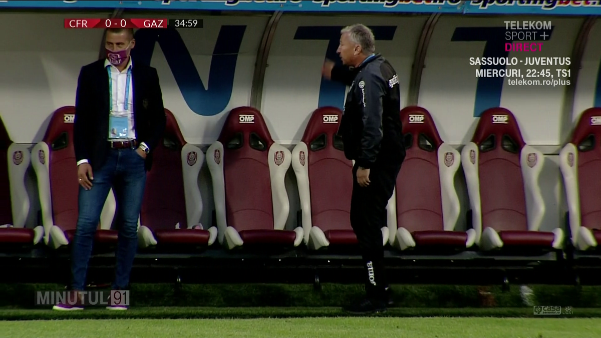 CFR Cluj - Gaz Metan 2-0. „Dan Petrescu trebuia eliminat!” » Verdictul lui Cristi Balaj după o nouă criză de nervi a „Bursucului”