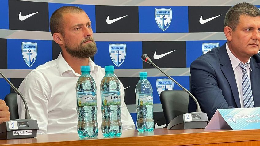 Gabriel Tamaș (37 de ani) este oficial președinte-jucător la FC Voluntari. Fundașul central a explicat rolul pe care îl va avea la clubul ilfovean.
