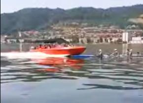 Accident violent pe Dunăre » O șalupă a spulberat un caiac în care se aflau 4 sportivi