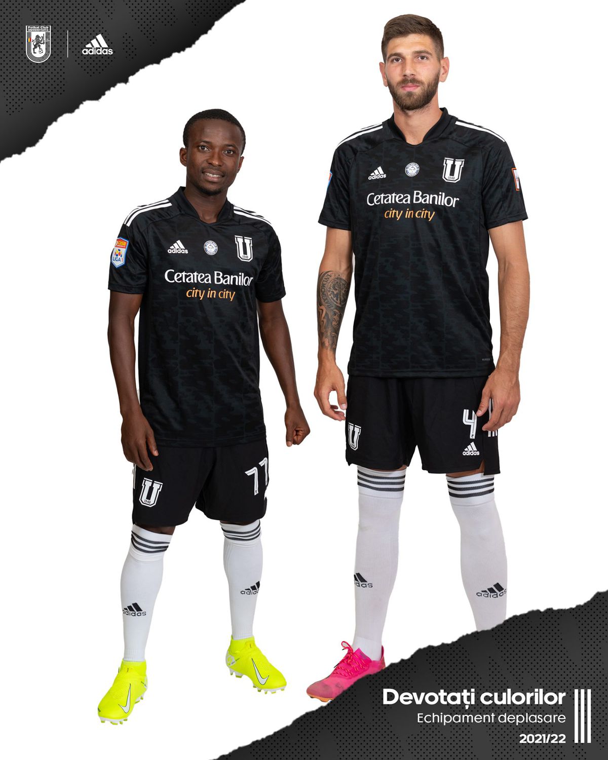 FCU Craiova și-a prezentat noile echipamente! Mititelu jr. și-a încălcat promisiunea