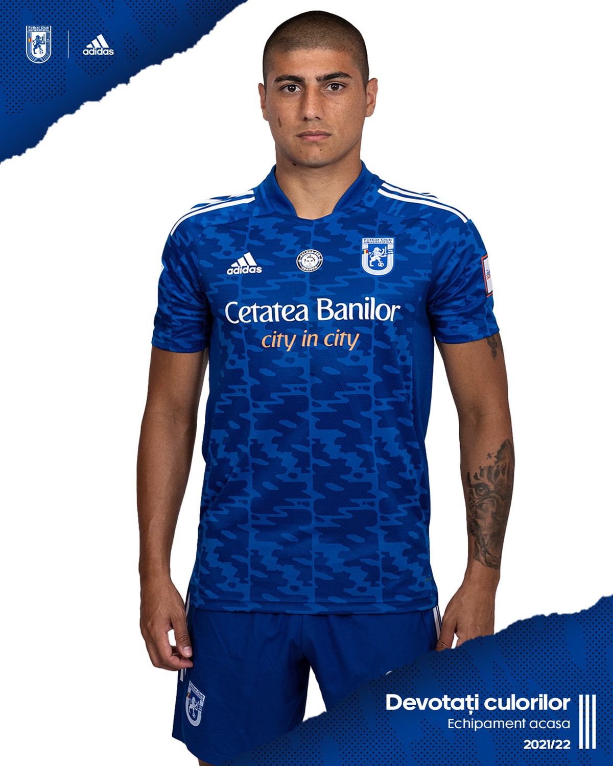 Echipamente FCU Craiova sezonul 2021/2022