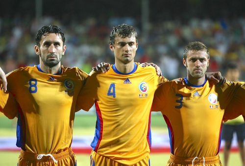 Gabi Paraschiv, primul din stânga, alături de Tamaș și Pulhac