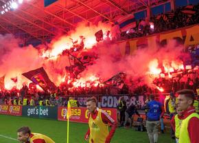 Forțele de ordine i-au băgat în ședință pe ultrașii Stelei! Mesaj clar înainte de FCSB - Dinamo