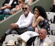 Ion Țiriac și Sophie Ayad în tribune la Roland Garros 2006. Foto: Imago Images