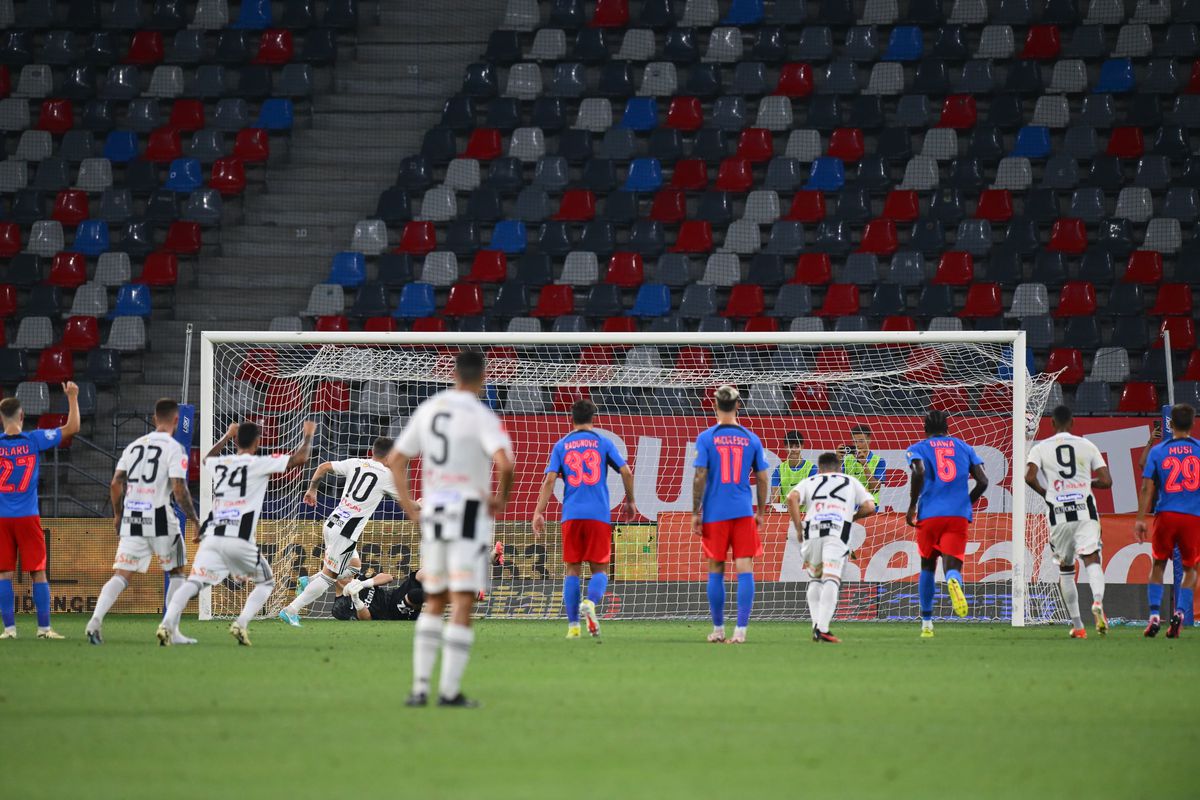 FCSB - U Cluj 1-1 » Remiză în „pârjol”! Fără vlagă, campioana pică primul test serios al sezonului