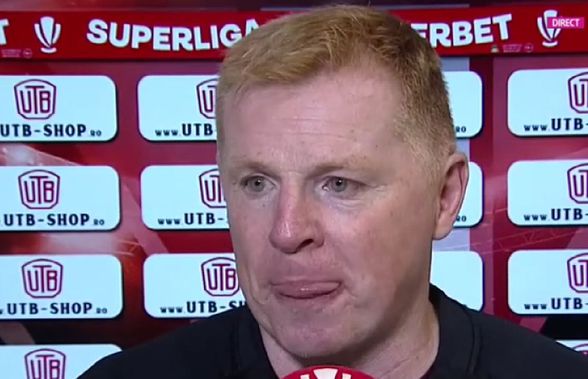 Concluziile lui Neil Lennon, după primul meci pe banca Rapidului: „Echipa a reacționat bine”