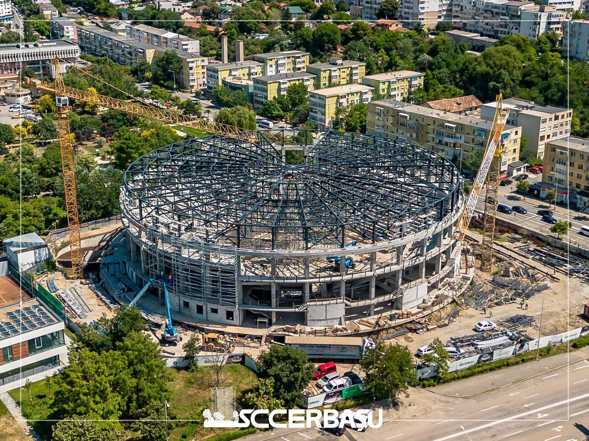 Arena-OZN din România prinde contur! Imagini spectaculoase cu obiectivul de 25 de milioane de euro