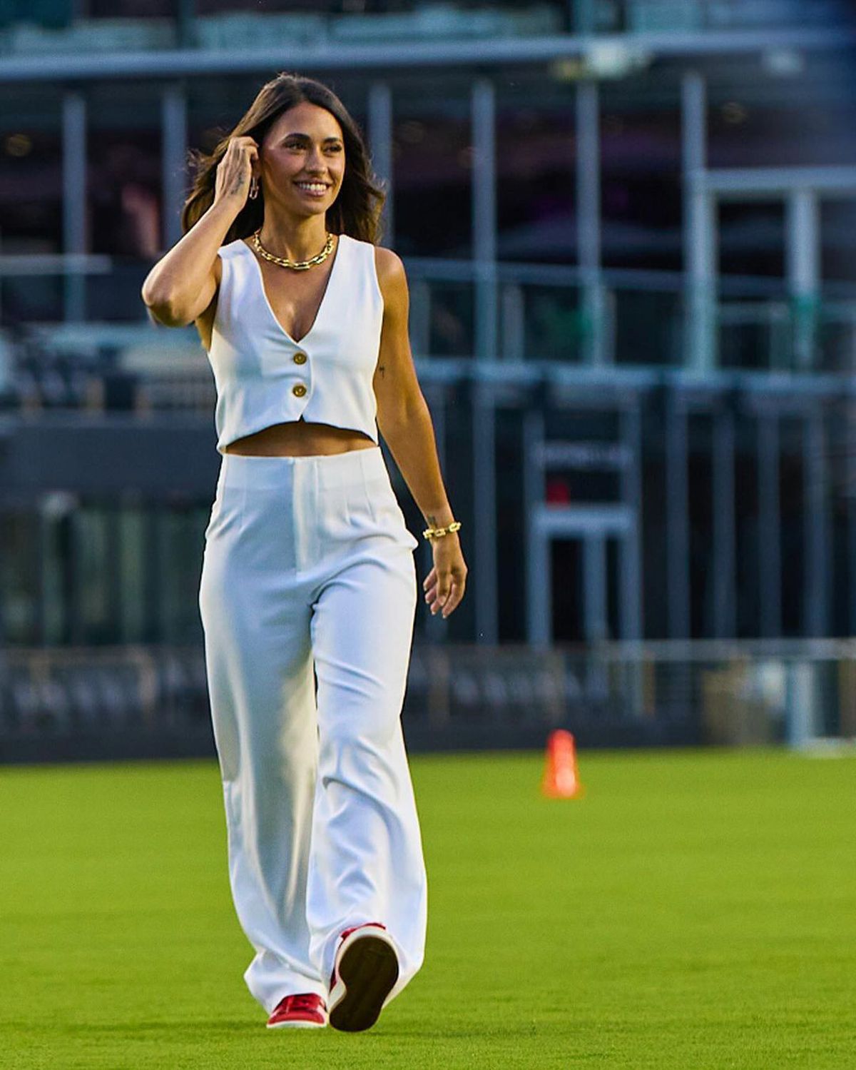 Antonella Caruzzo, imagini de la antrenament