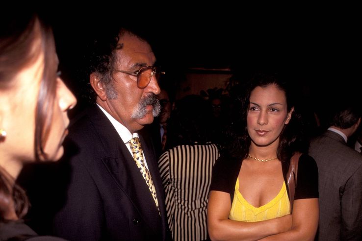 Ion Tiriac și Sophie Ayad Tenis la turneul de la Monte Carlo din 1996. Foto: Imago Images