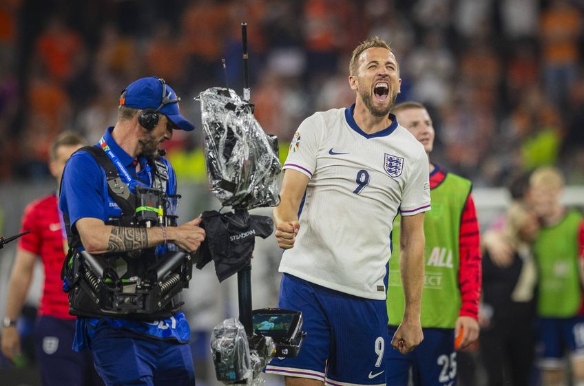 Harry Kane a marcat din penalty în semifinala EURO 2024 cu Olanda. Sursă foto: Imago