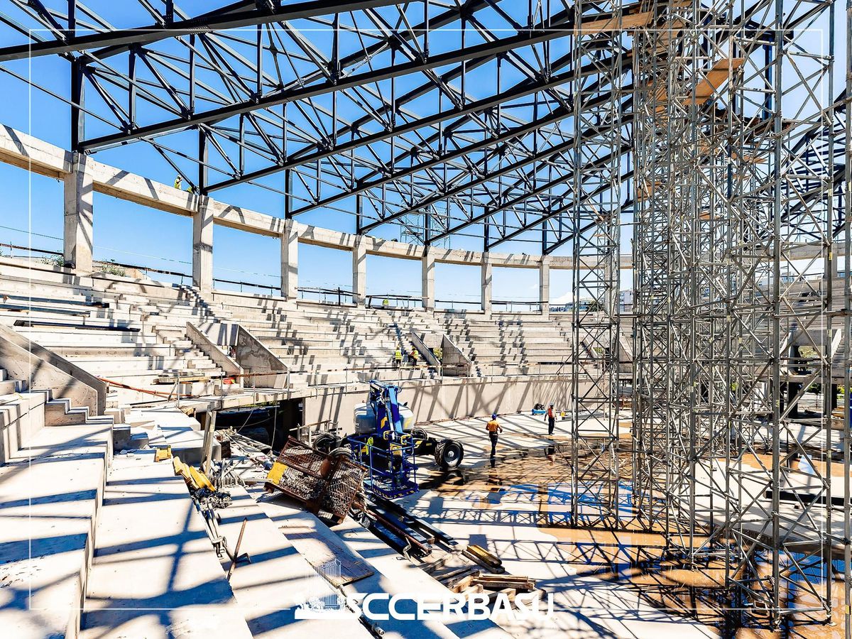 Un nou OZN în România, aproape de finalizare! Imagini impresionante cu arena de 25 de milioane de euro