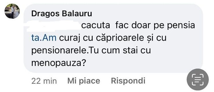 Derapajele îngrozitoare scrise de pe respectivul cont de Facebook