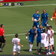 Hakimi și Enzo Fernandez s-au îmbrâncit pe gazon după golul lui Palmer din PSG - Chelsea