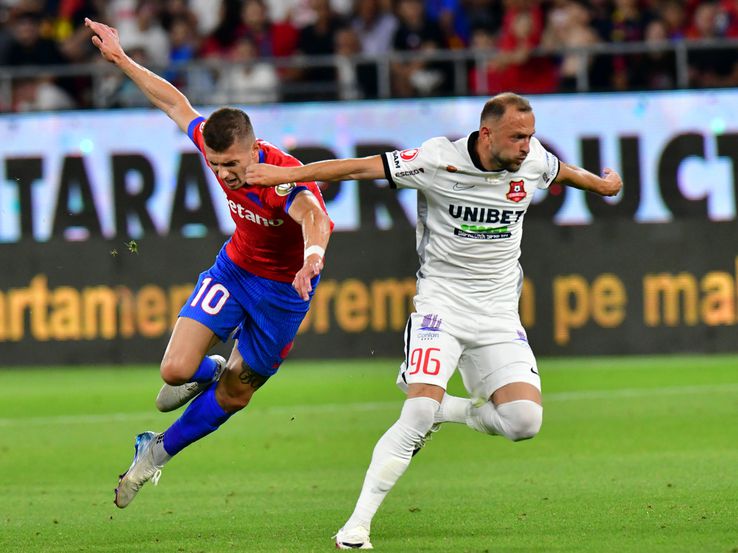 Florin Tănase în FCSB - Hermannstadt. Foto: Cristi Preda (GSP.RO)