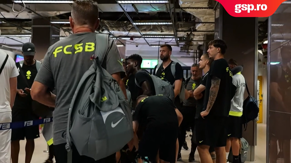 Plecare FCSB la Barcelona