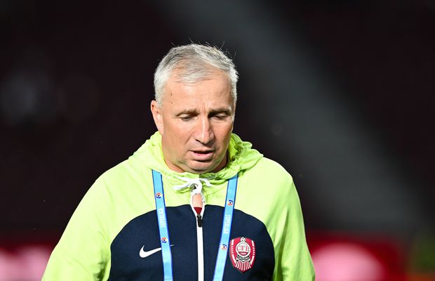 „Pleacă Louis Munteanu de la CFR?” » Dan Petrescu s-a enervat și a dat răspunsul pe loc: „Nu a făcut un antrenament cu echipa”