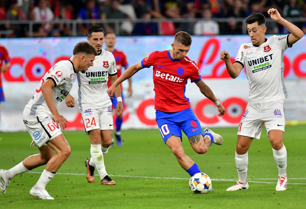 Florin Tănase în FCSB - Hermannstadt