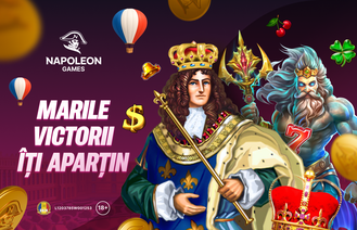 Cel mai nou casino online din România, Napoleon Games, te așteaptă cu o selecție imperială de jocuri