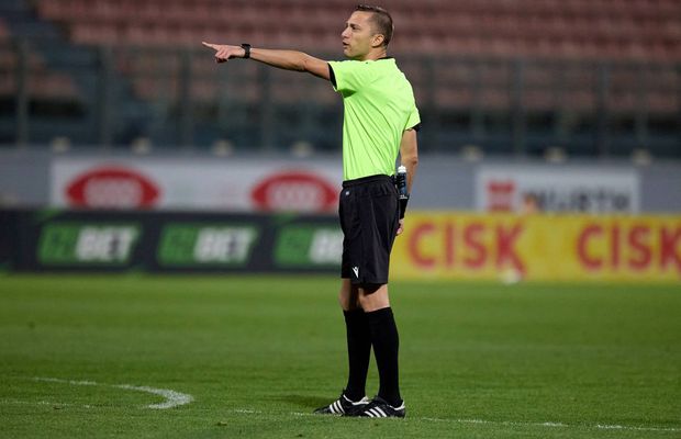 A fost anunțat arbitrul care va conduce returul Inter Club d'Escaldes - FCSB din preliminariile Champions League » A arbitrat-o pe Corvinul anul trecut