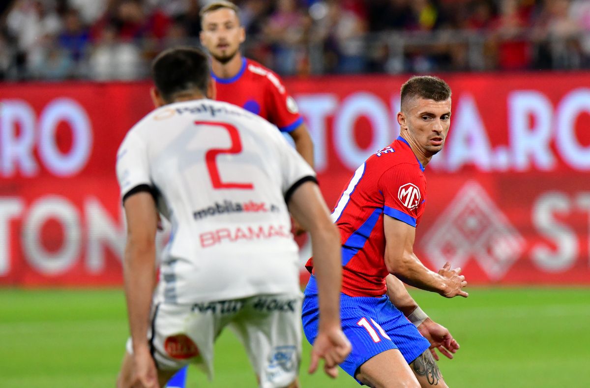 Florin Tănase în FCSB - Hermannstadt